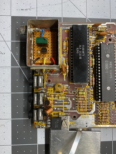 ZX81/TIMEX-SINCLAIR 1000 Composite Video Mod Part 1