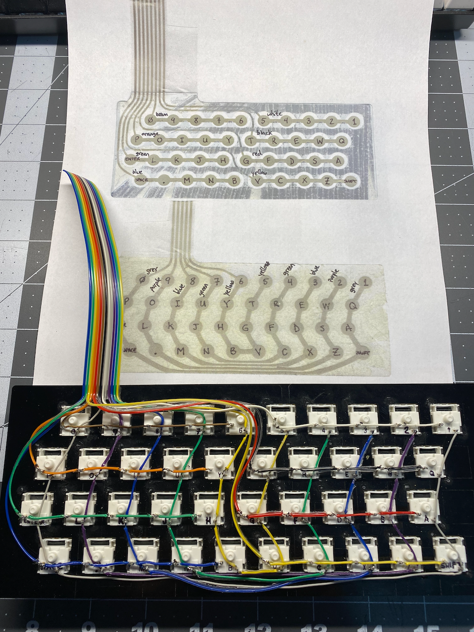 ZX81/TIMEX-SINCLAIR 1000 Custom Mechanical Keyboard Prototype - Part 2